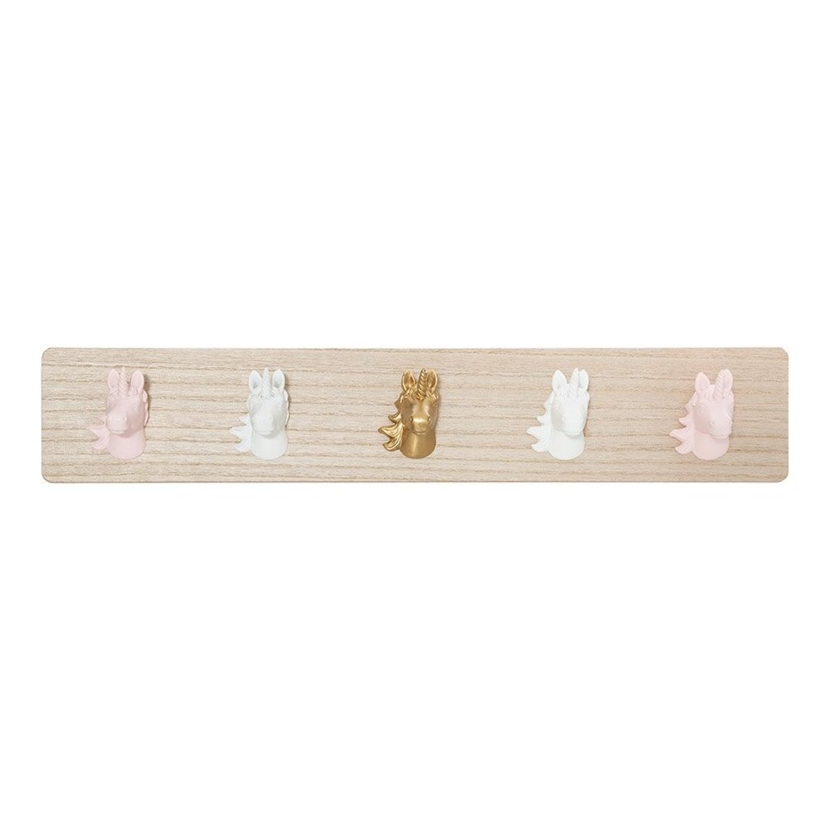 Patère Licorne 5 Crochets beige, ATMOSPHERA