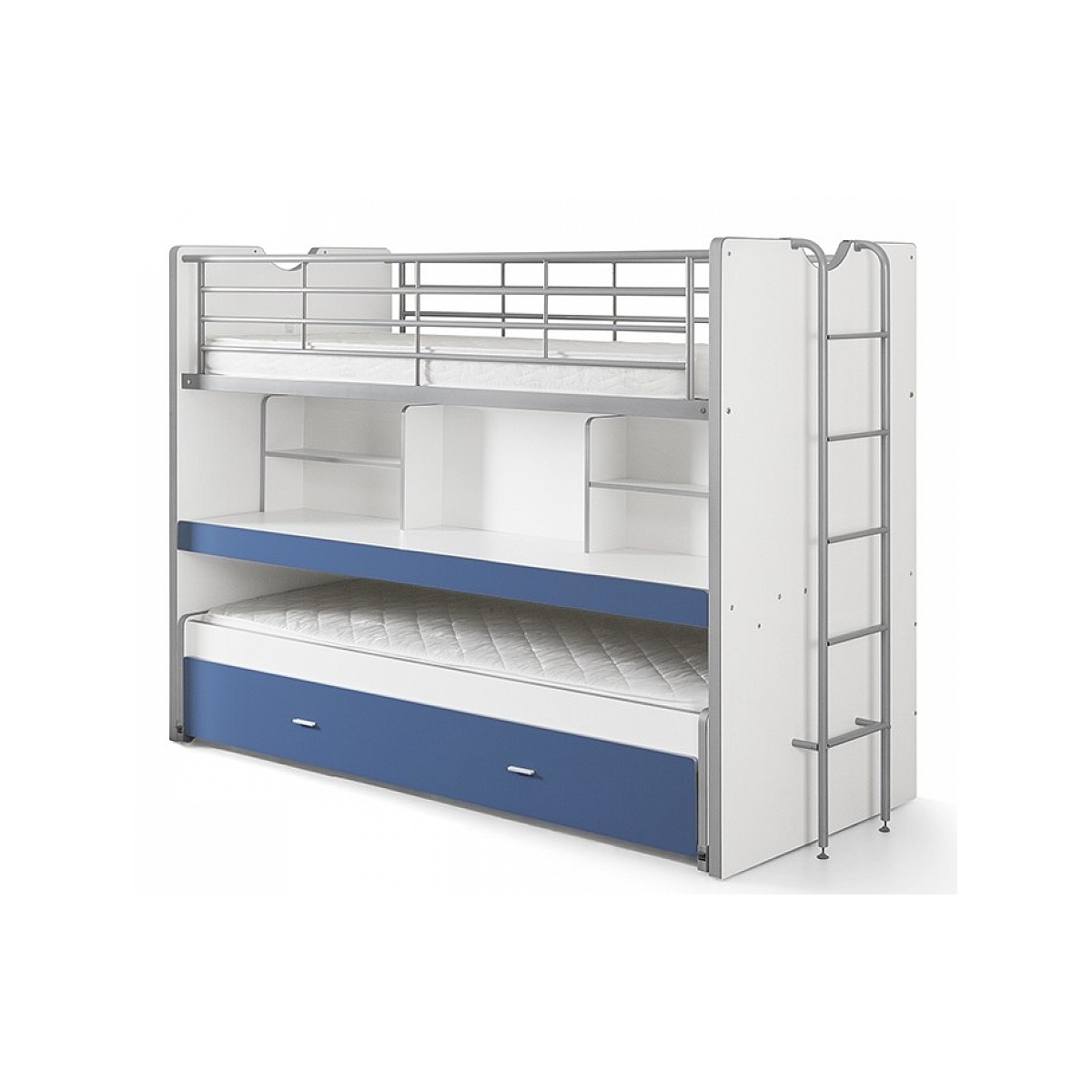 BONNY Compact80 Lits superposés 2 couchages Bleu couleur unique, VIPACK