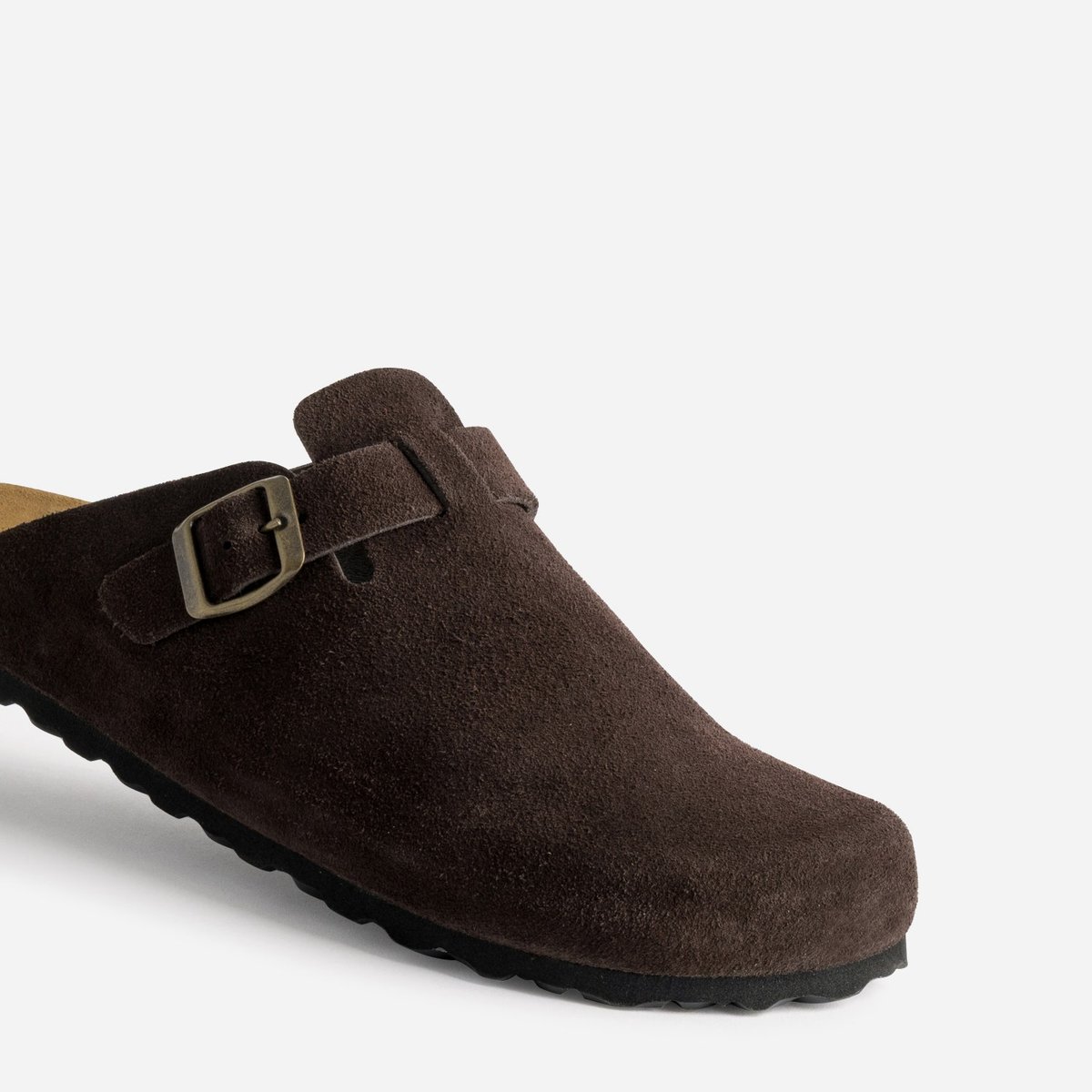 Sandale Plate en cuir DONALD marron, ERAM
