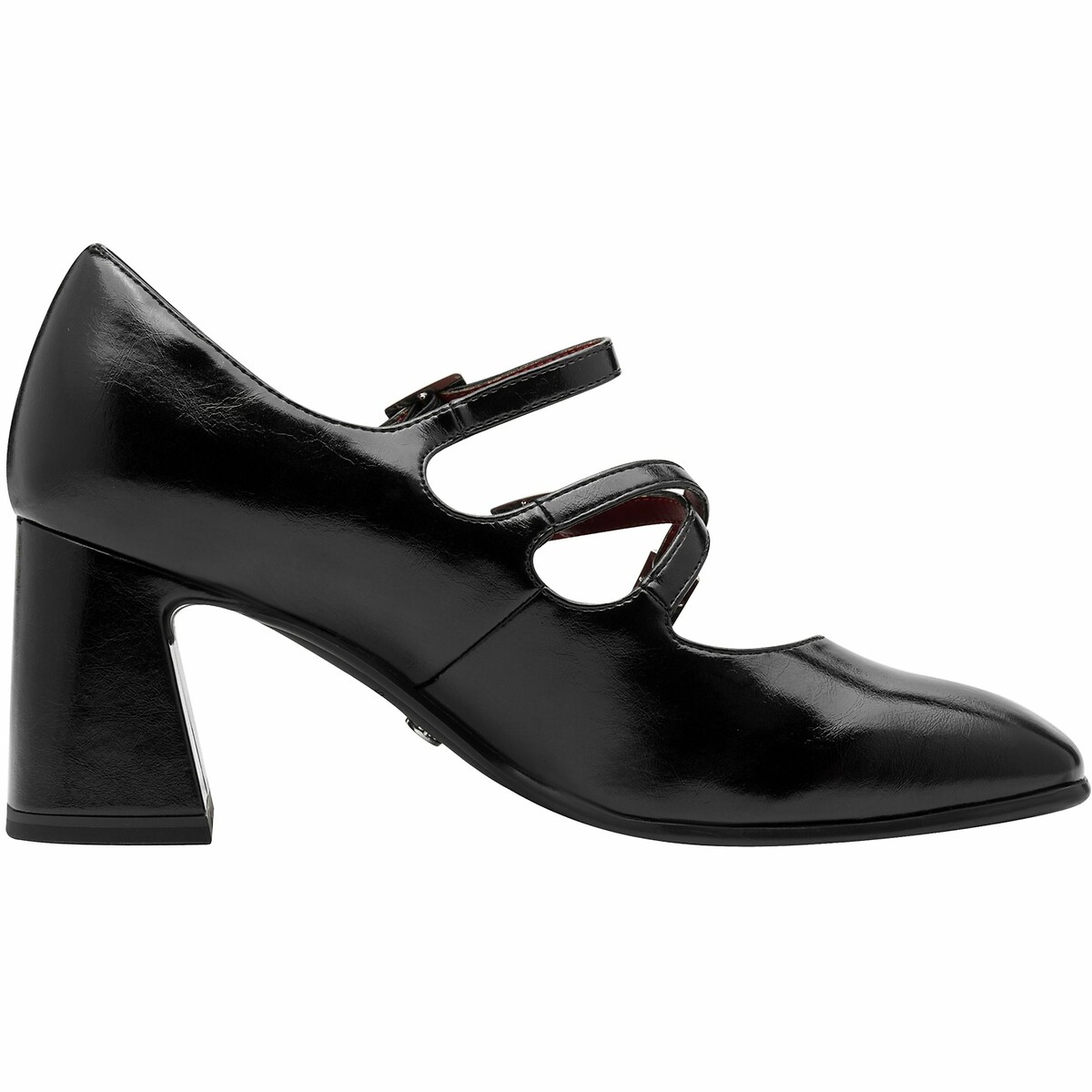Mary Janes with Buckles and Heel black, TAMARIS