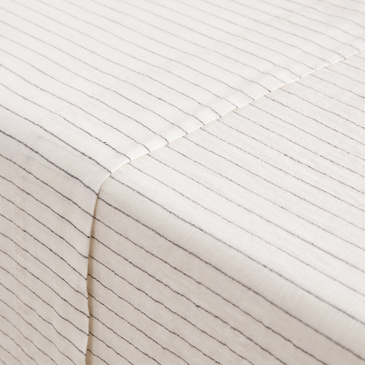 Drap plat lin lavé, Linot Rayé rayé, LA REDOUTE INTERIEURS