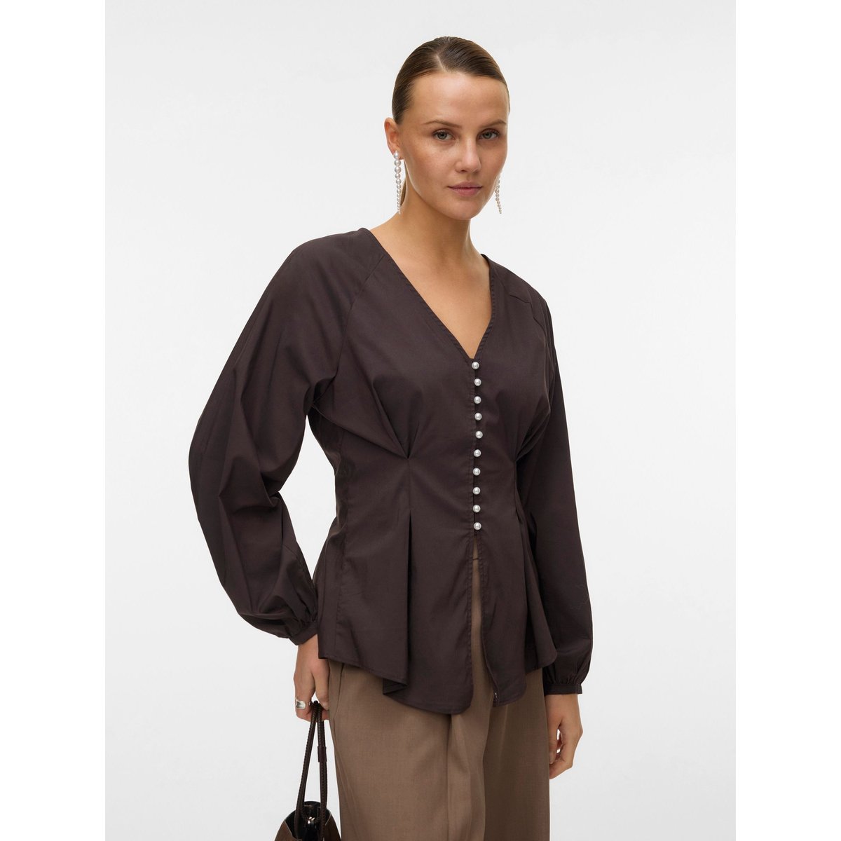 Chemise chocolate torte, VERO MODA