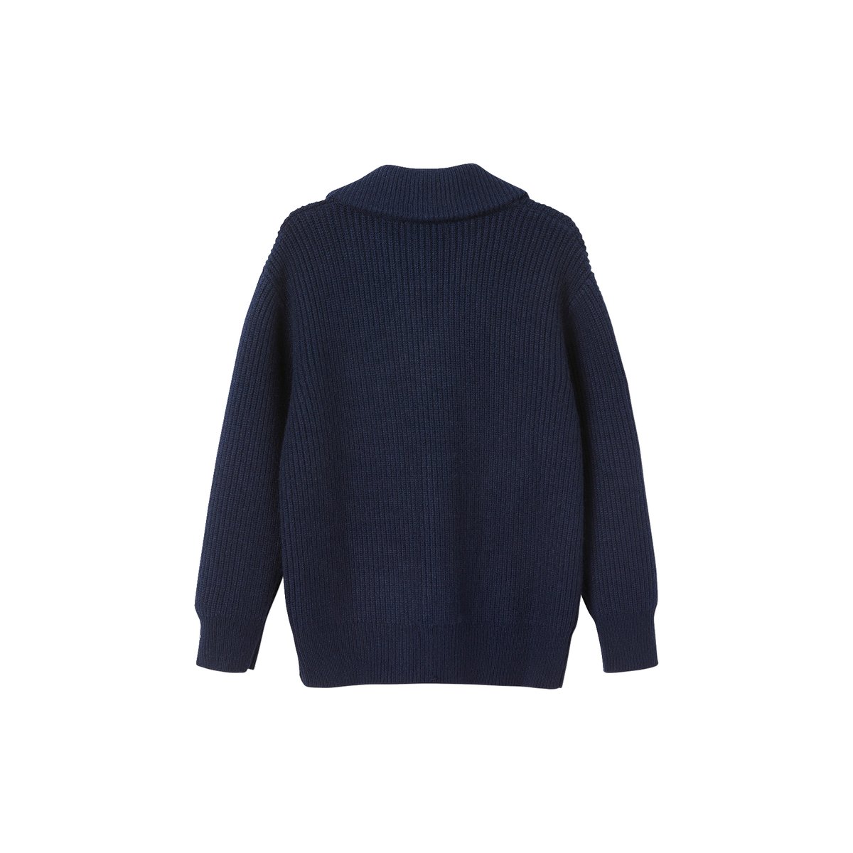 Gilet en maille perlée marine, VERTBAUDET