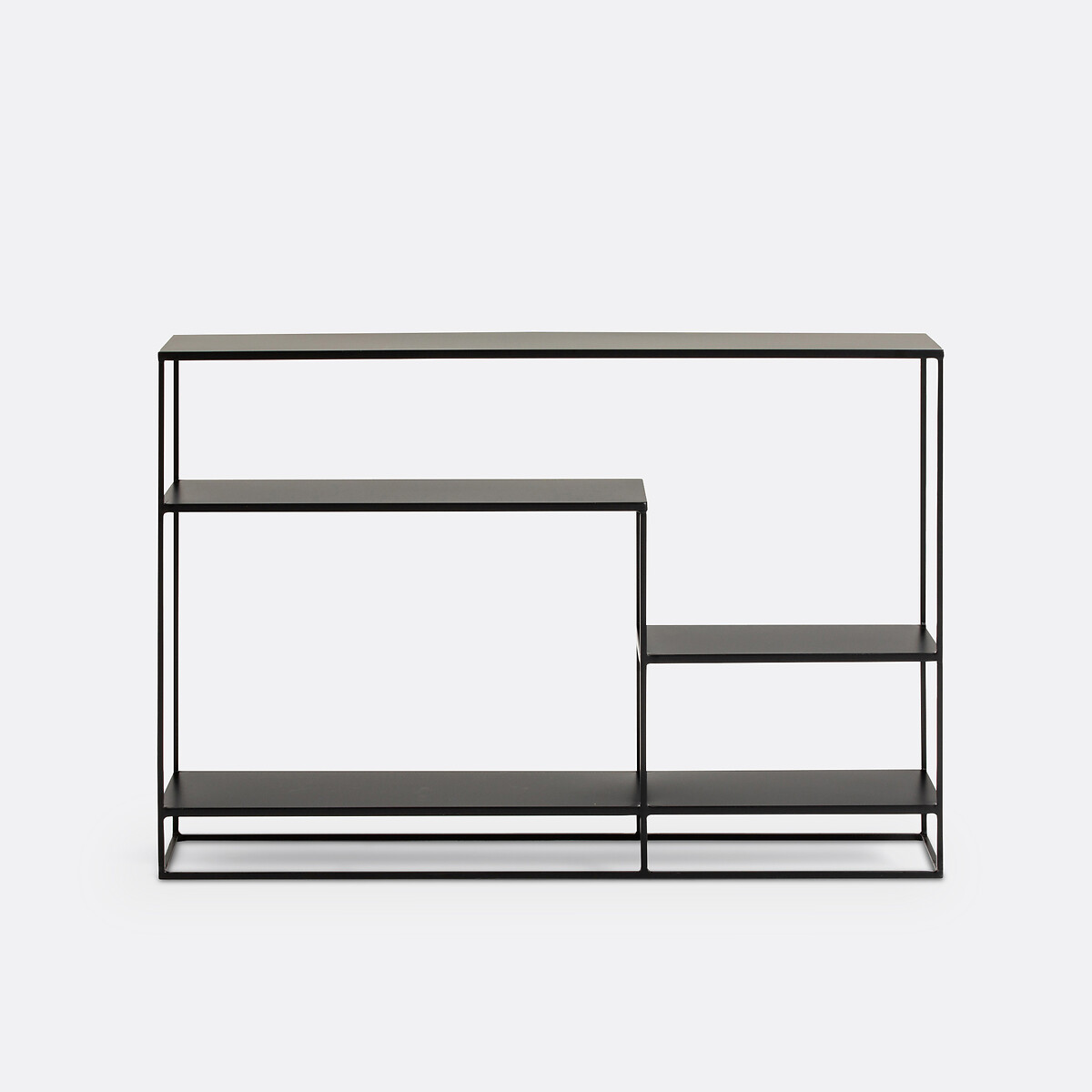 Miva Steel Asymmetric Console Table black, LA REDOUTE INTERIEURS