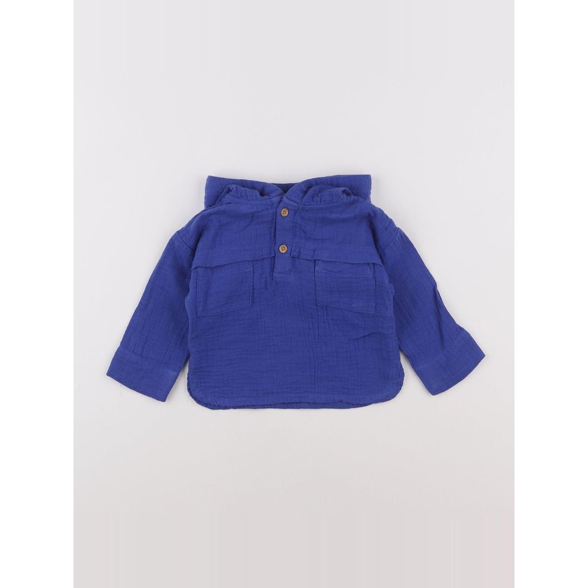 Chemise - Etat satisfaisant bleu, VERTBAUDET