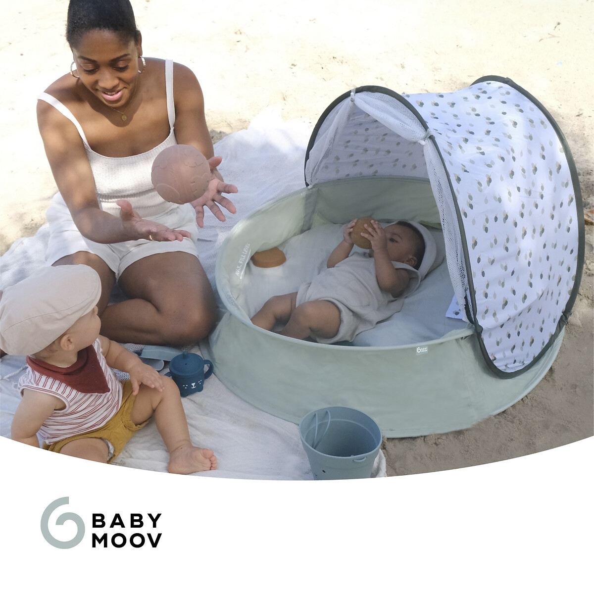 Aire de Jeux & Piscine Aquani Provence vert clair, BABYMOOV
