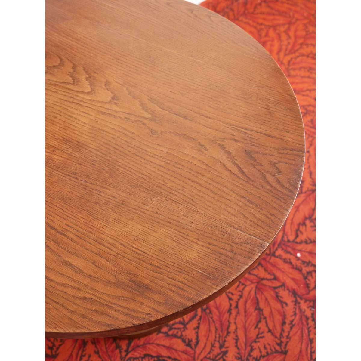Table d'appoint Art déco en bois Francine N°1023 - Bon état bois foncé, DEBONGOUT