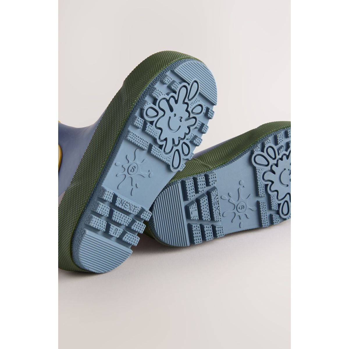 Bottines en caoutchouc avec doublure chaude bleu marine, NEXT
