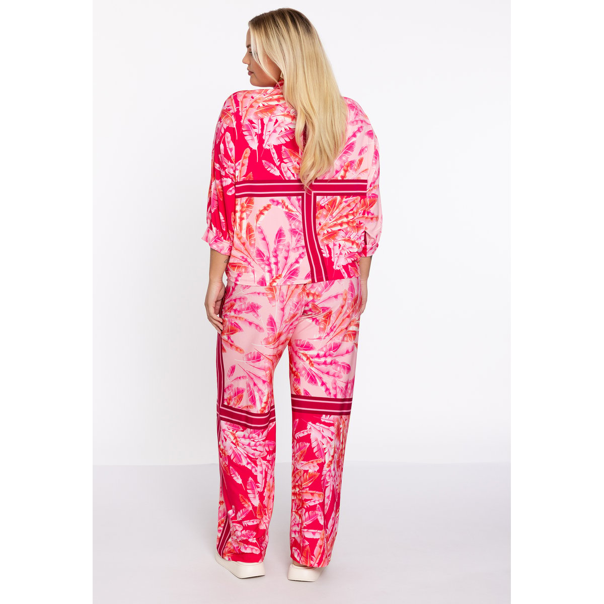 Chemise imprimé / imprimée rose, YOEK