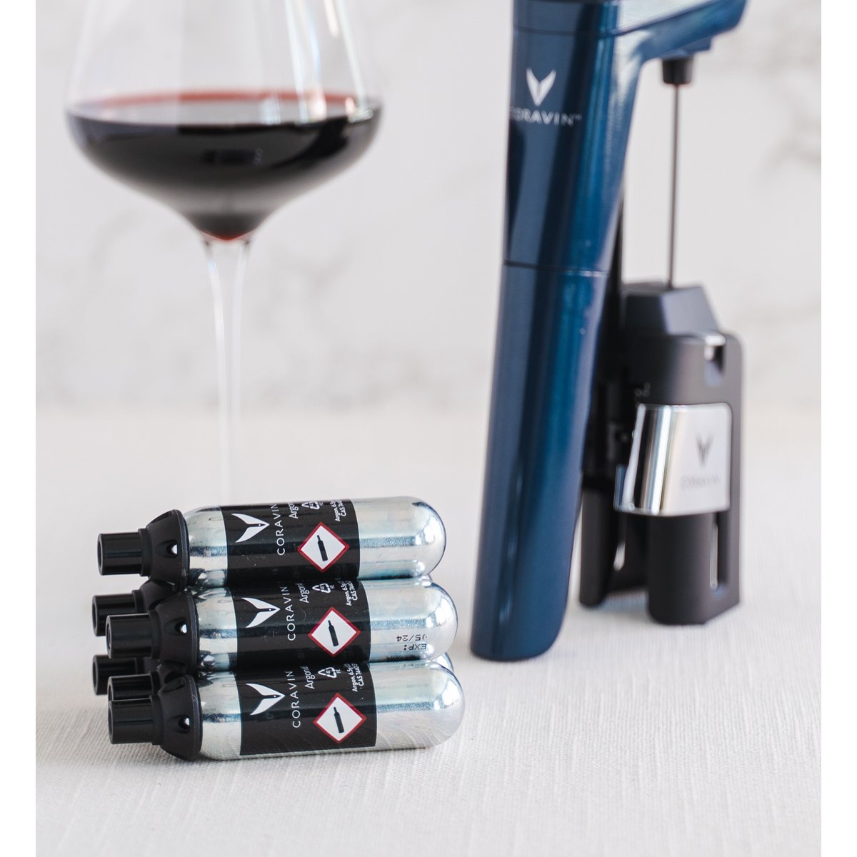 Capsule Pack de 6 argon couleur unique, CORAVIN