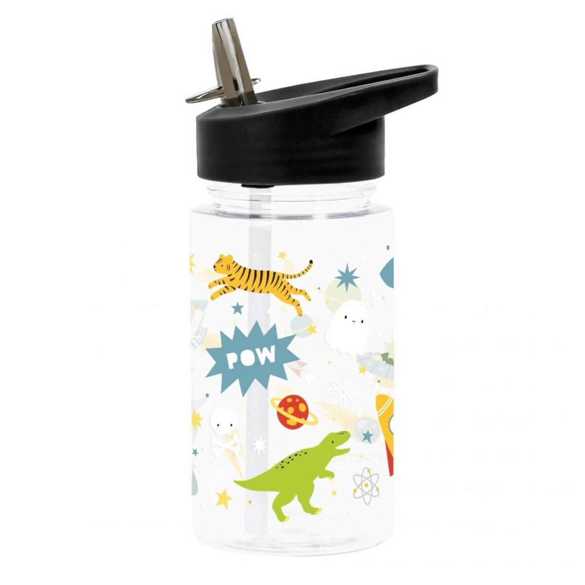 Gourde enfant 450 ml noir, A LITTLE LOVELY COMPANY