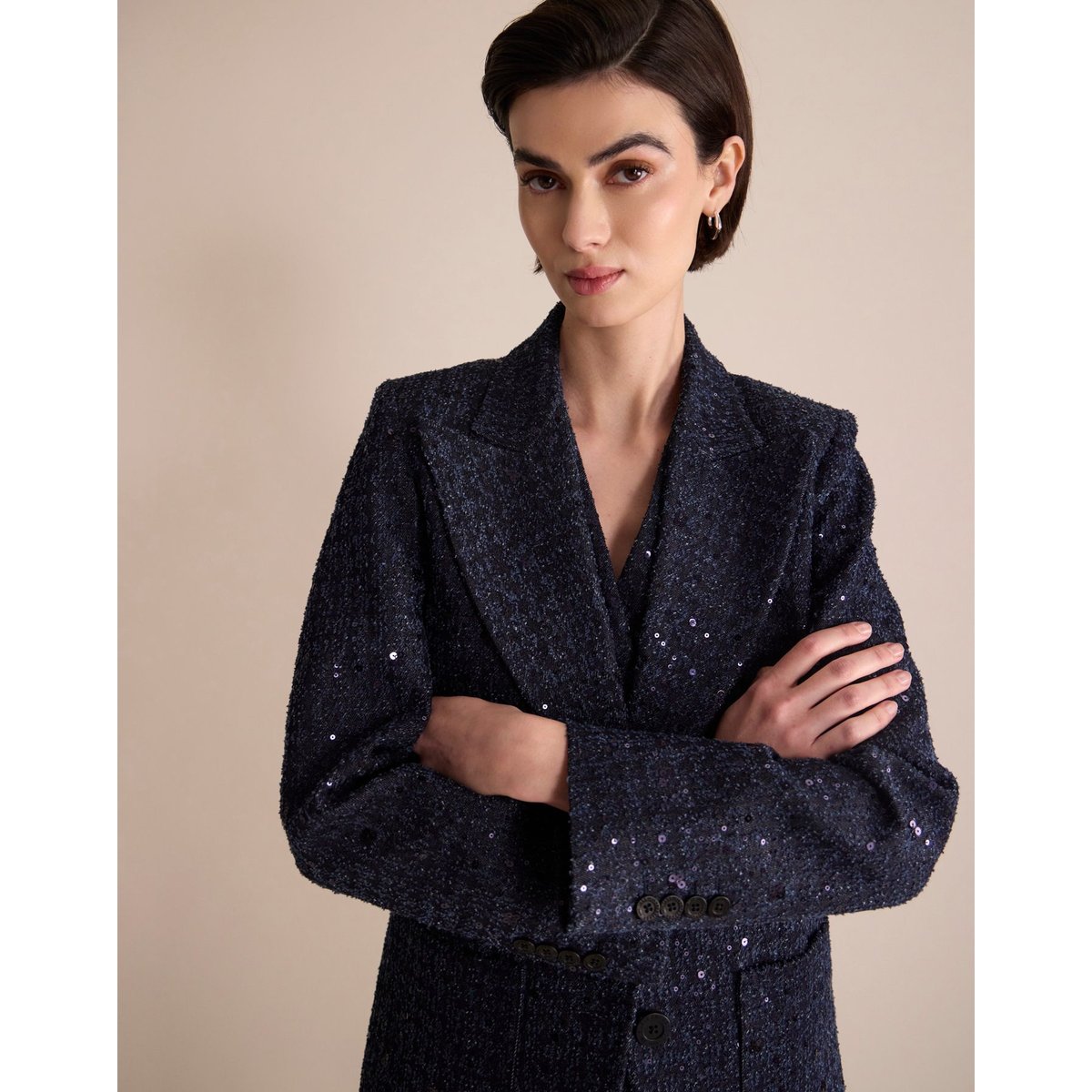 Veste Thadée bleu, INES DE LA FRESSANGE PARIS