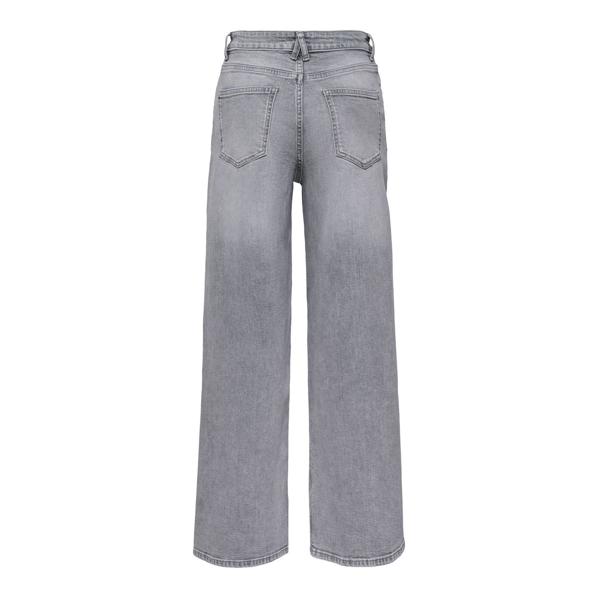 Jean À Jambe Large light grey denim, ONLY