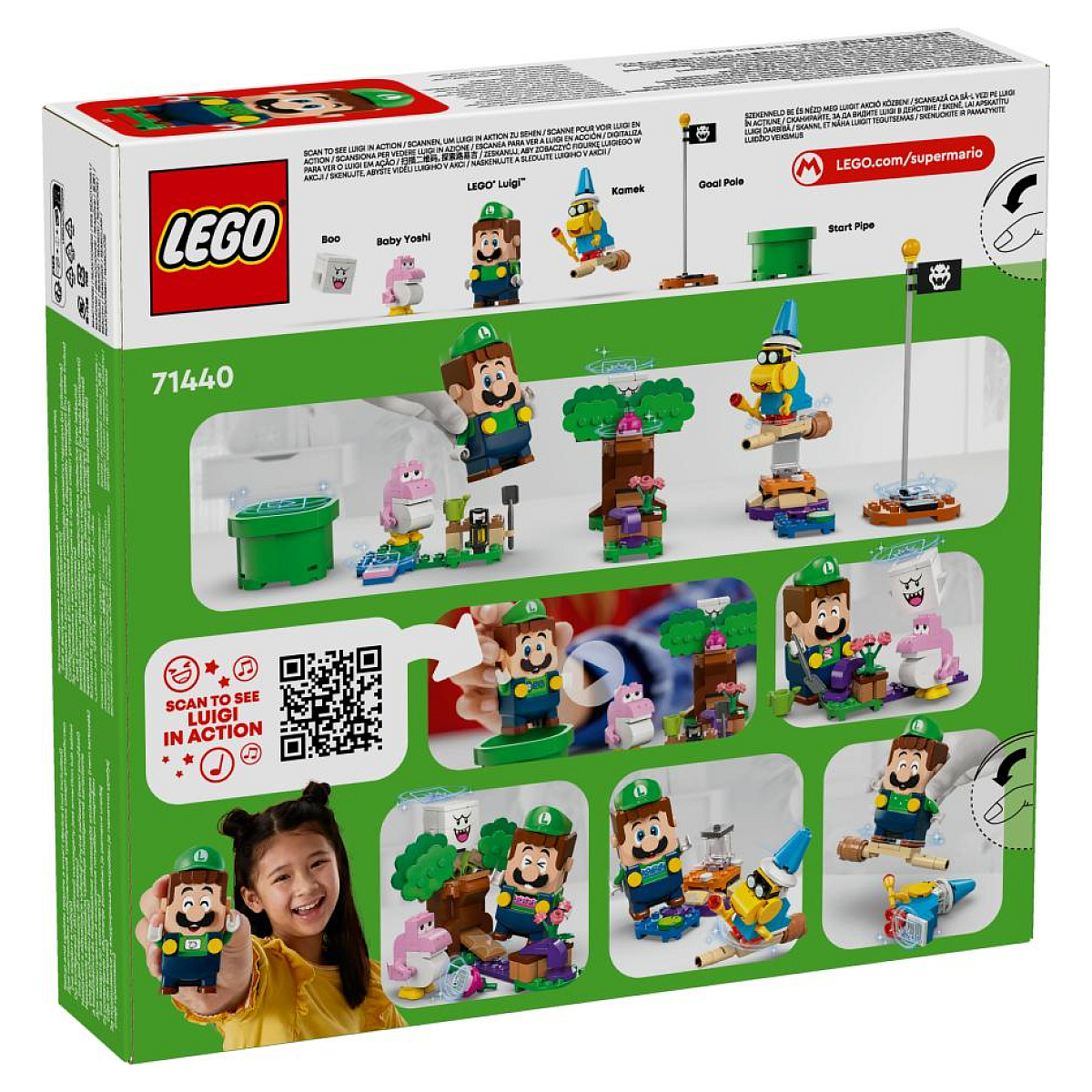 LEGO Super Mario - Aventures Interactives avec Luigi - Set 71440 couleur unique, LEGO