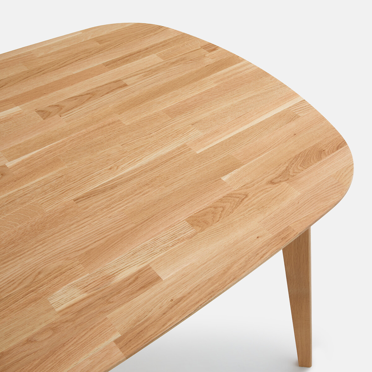 Table à manger, rectangulaire, en chêne massif, 4 couverts, DALMAR chêne, LA REDOUTE INTERIEURS