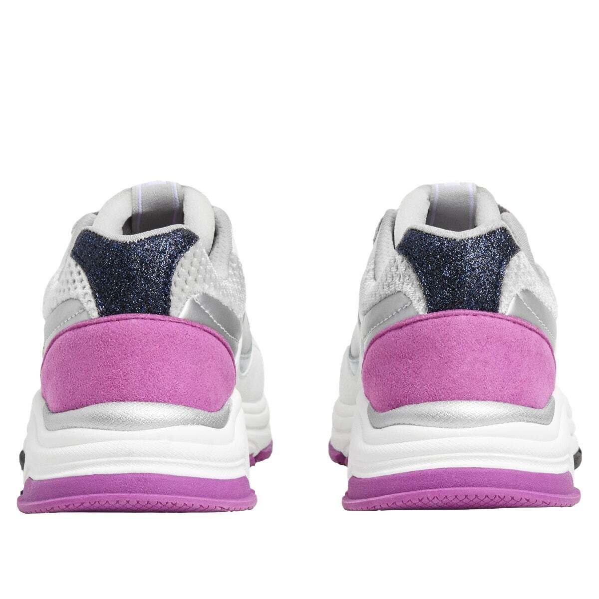 Baskets Combinées Avec Détails Métallisés blanc, PEPE JEANS