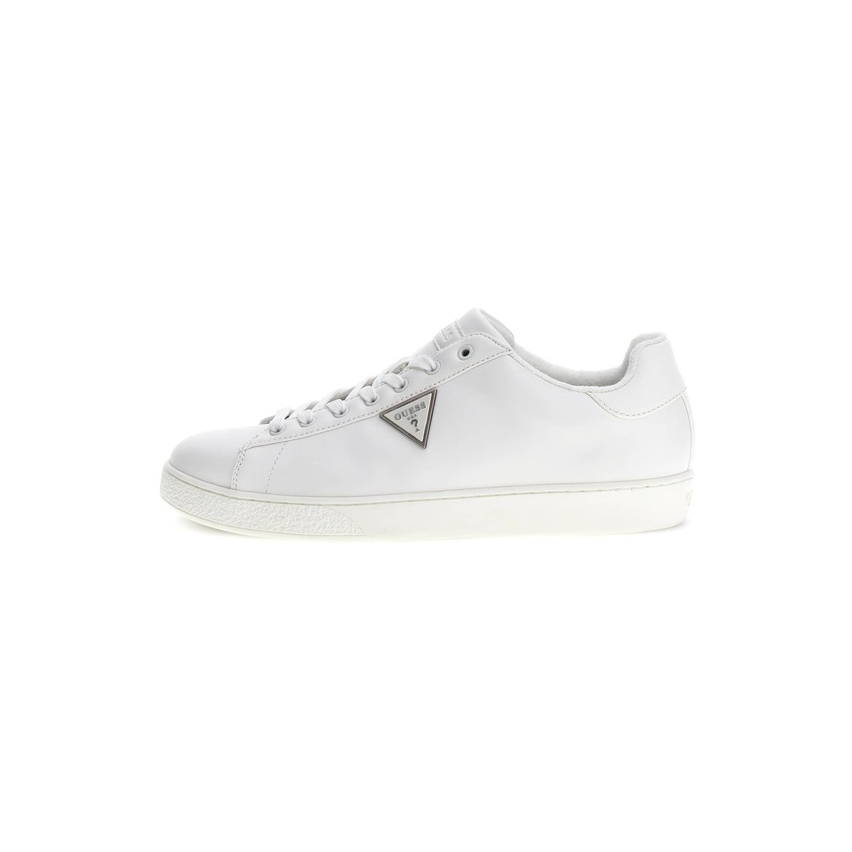 Sneaker Nola Cuir Véritable blanc, GUESS