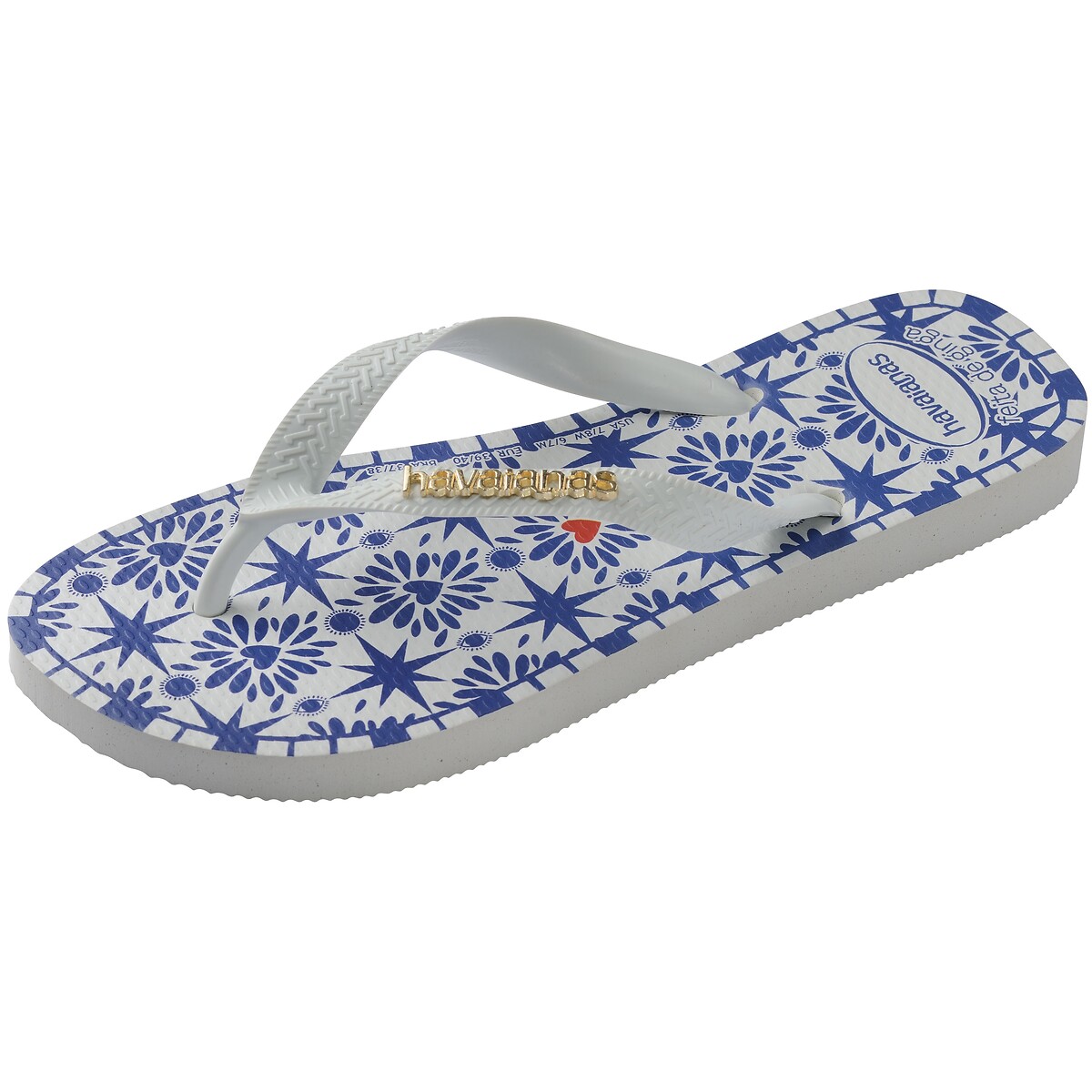 Infradito HAV TOP SAO LUIS bianco/blu, HAVAIANAS