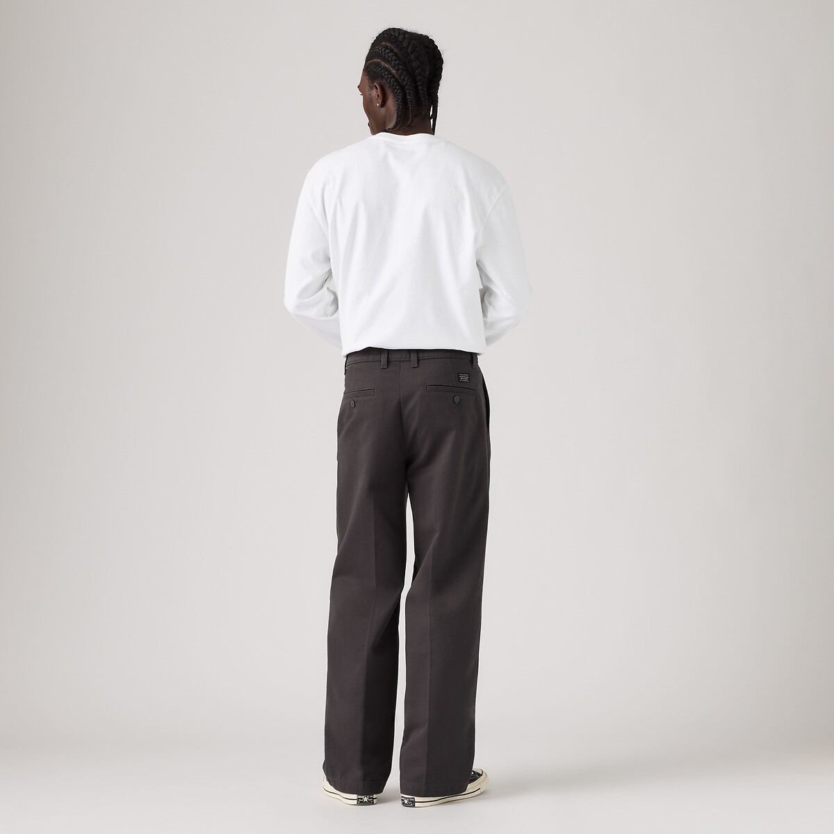 Pantalon chino, loose pitbull grey twill, LEVI'S