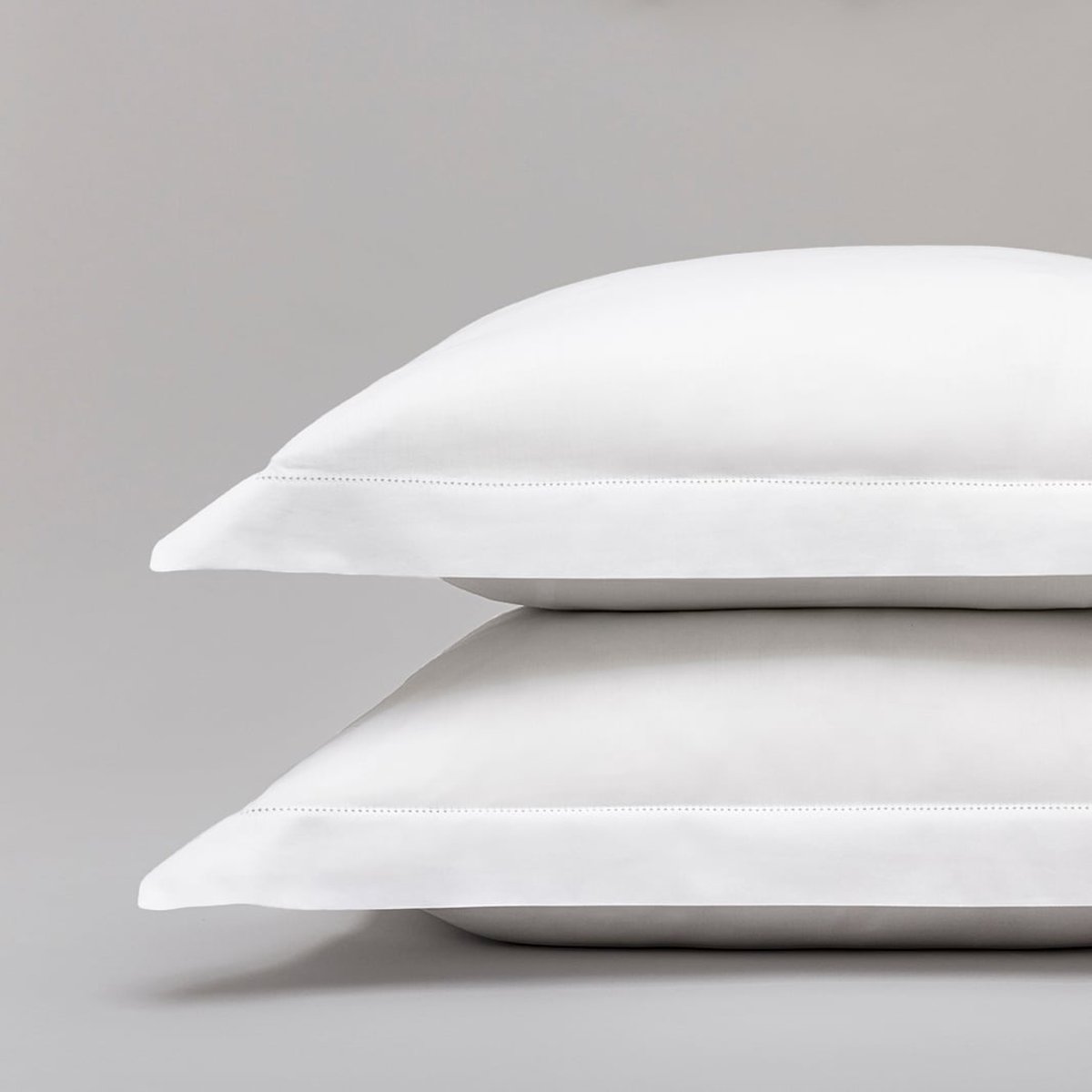 Housse de couette satin de coton égyptien 120 fils - 300 tc LONDON blanc, COTTON & CO