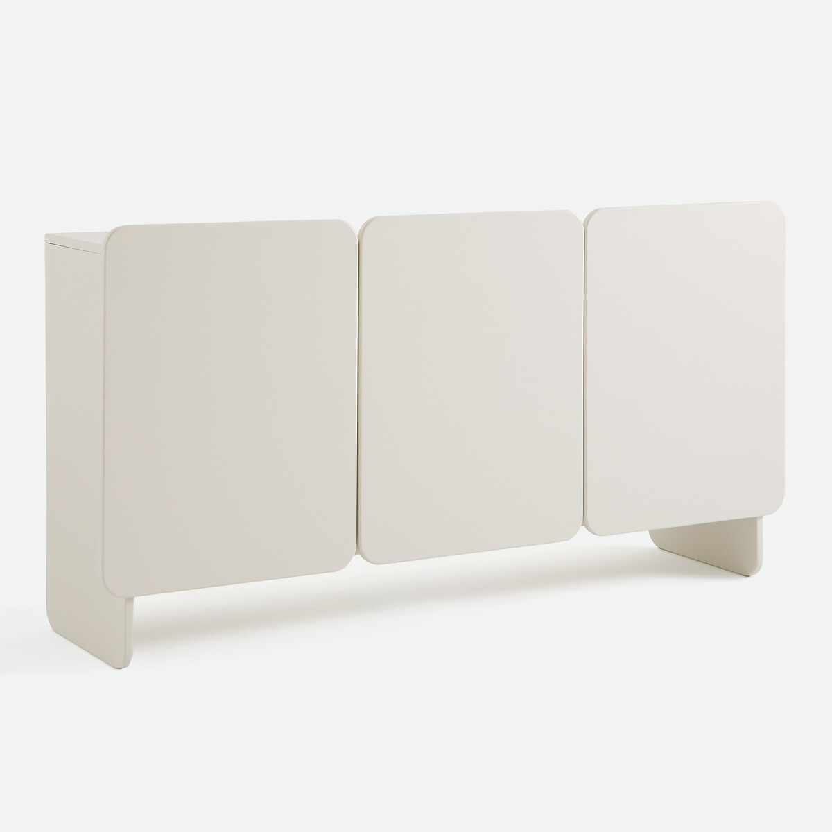 Buffet laqué mat, 3 portes, CESCO ecru, LA REDOUTE INTERIEURS