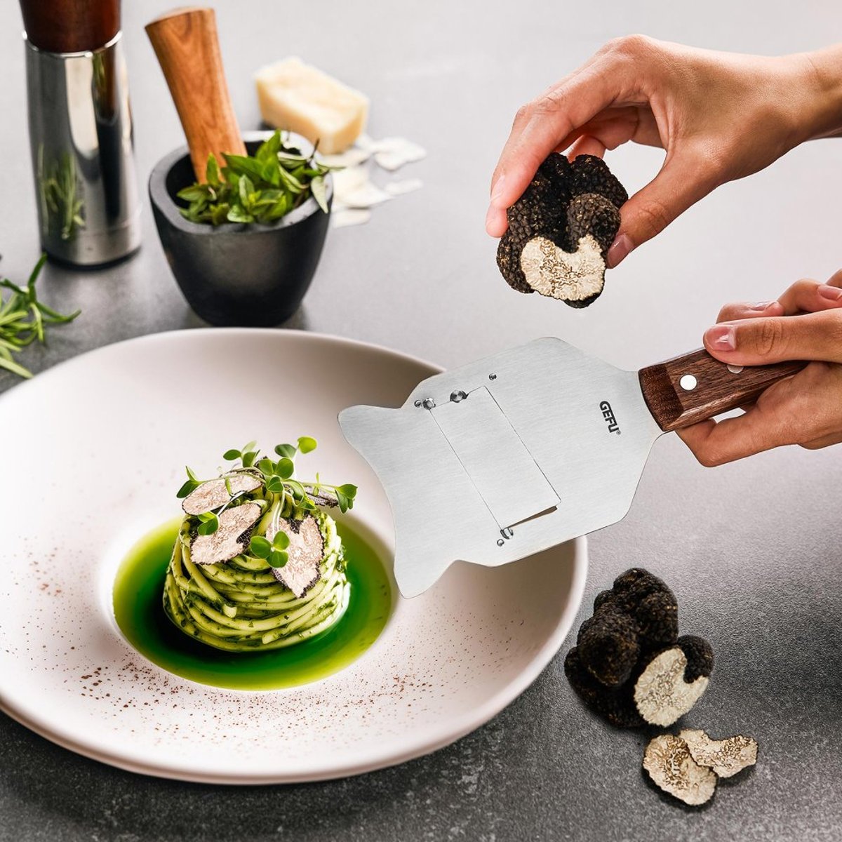 Mandoline à truffes Lamezza argent / métallique, GEFU