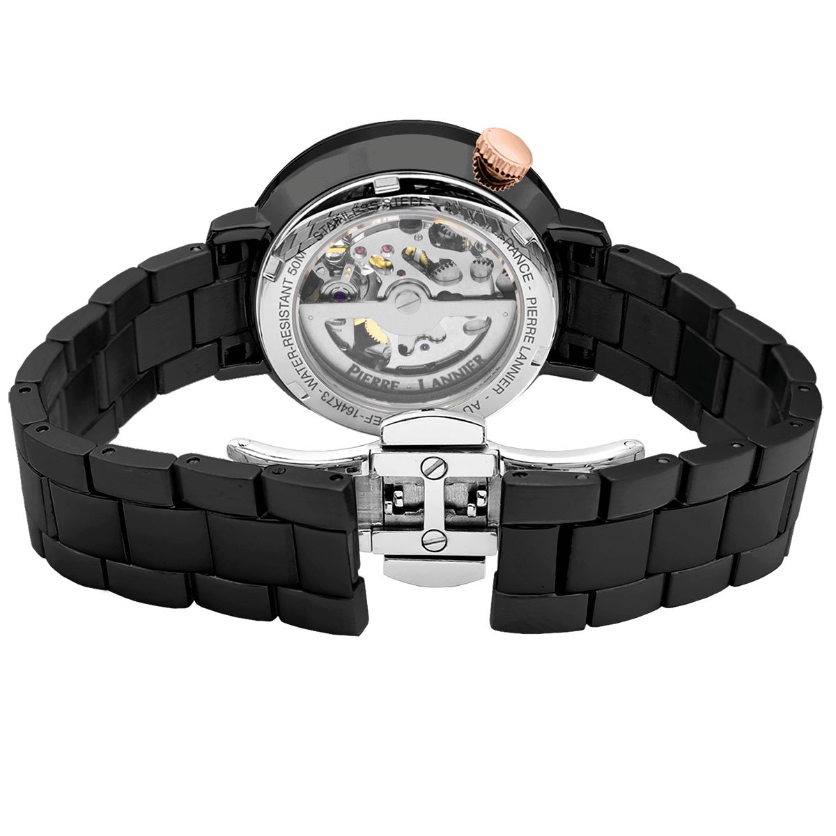 Montre Analogique  AUSTRALE anthracite noir anthracite, PIERRE LANNIER