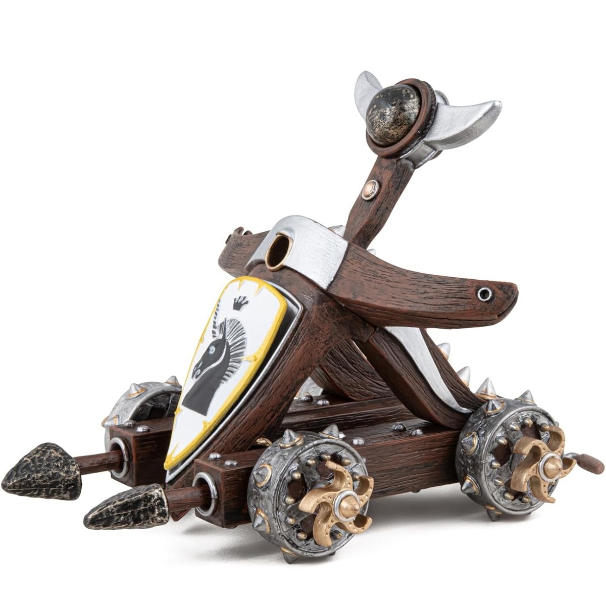 Catapulte lance flèches pour figurine marron, PAPO