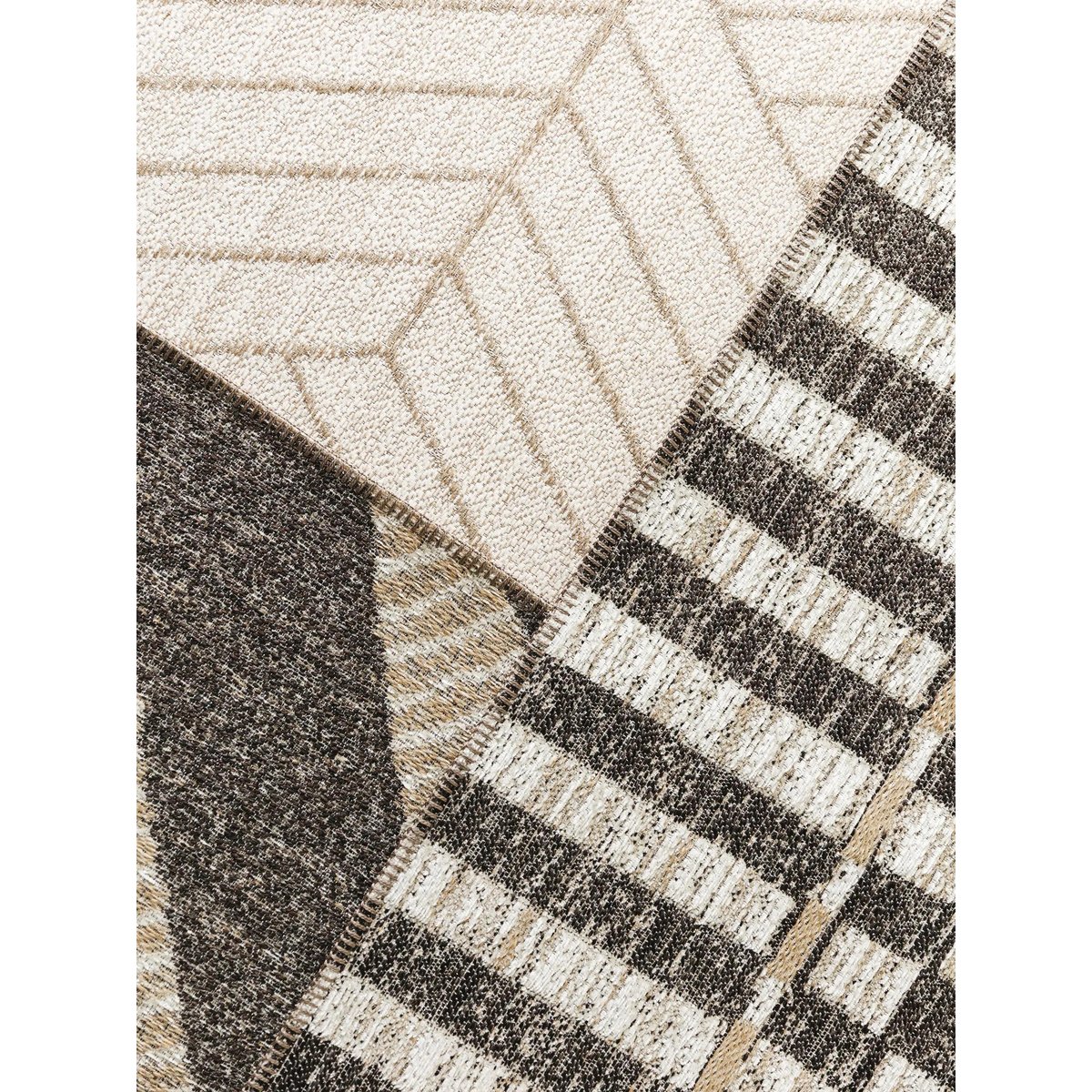 Tapis tissé à plat ELENA crème/beige, BENUTA 