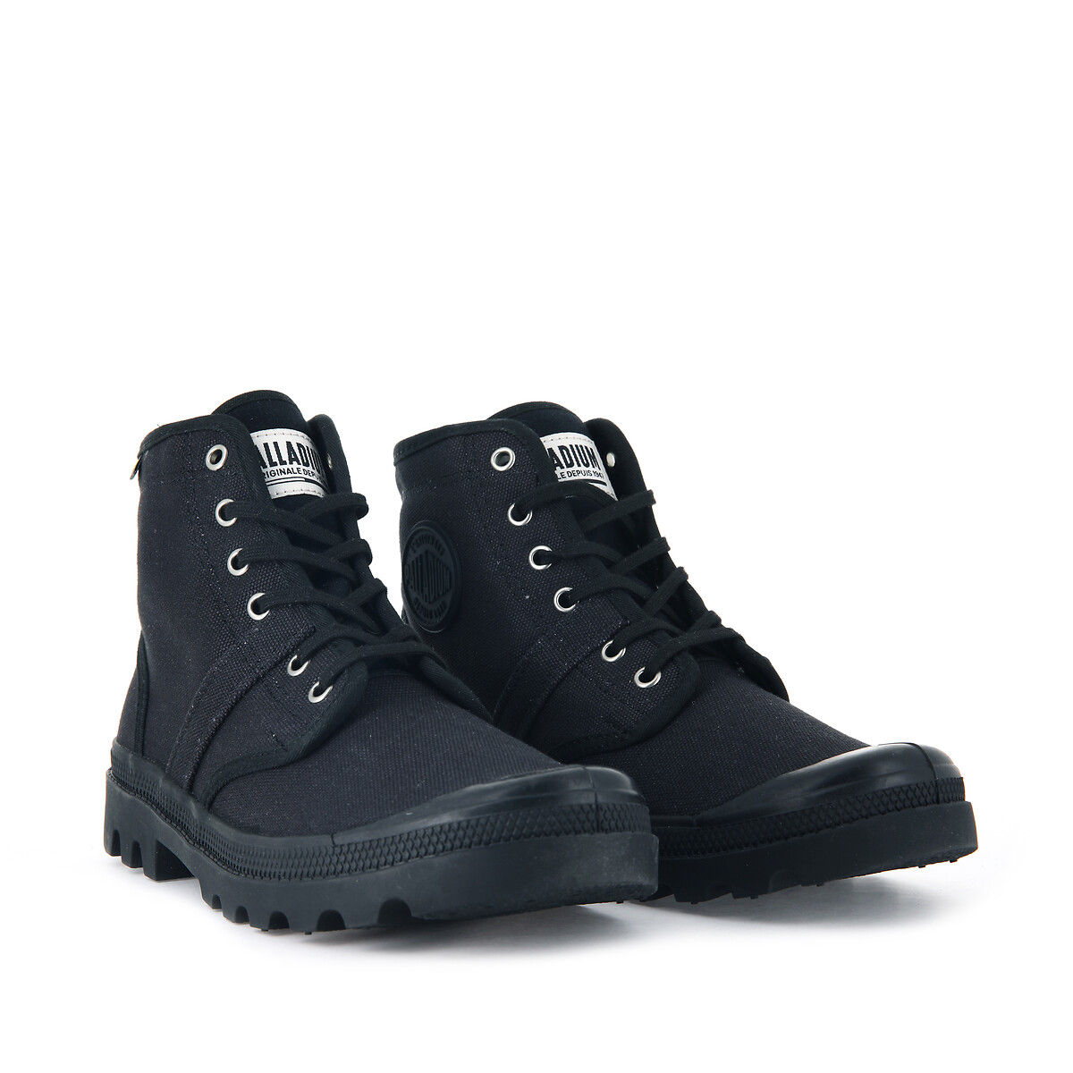 Baskets hautes Pallabrousse noir/noir, PALLADIUM