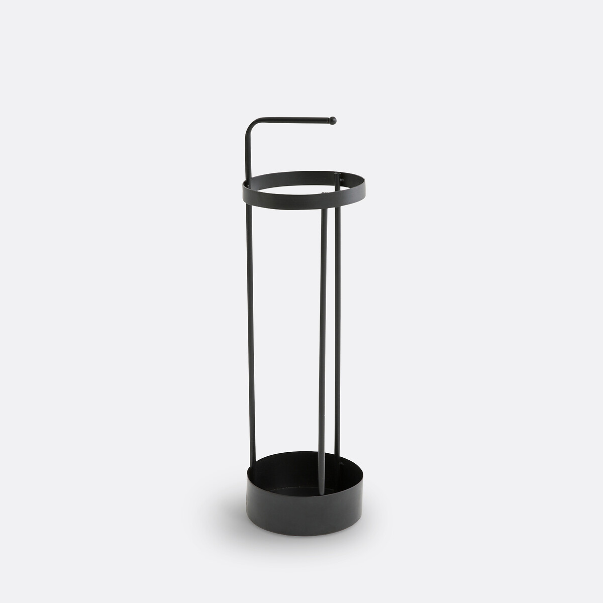 Porte-parapluie métal acier Galda noir, SO'HOME