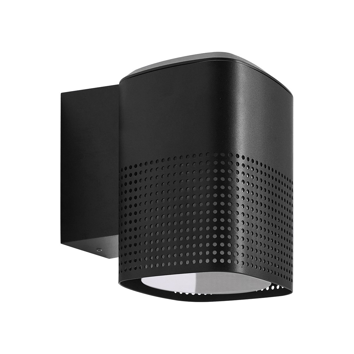 Applique murale extérieure déco adapté aux zones côtières en aluminium, SIDARA noir, NORDLUX