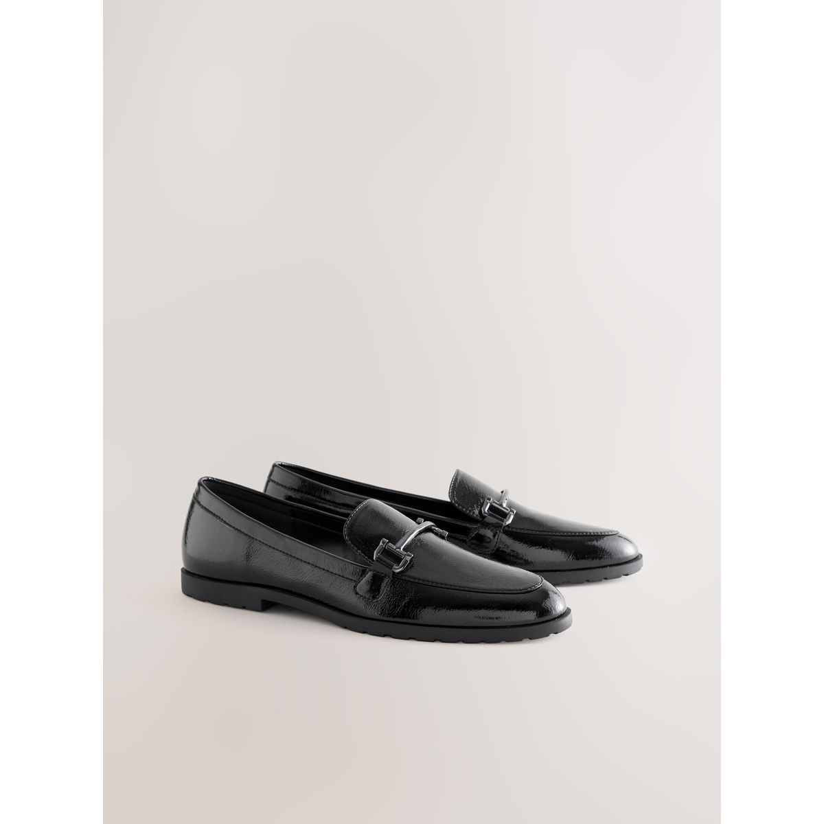 Mocassins à détails métalliques noir, NEXT