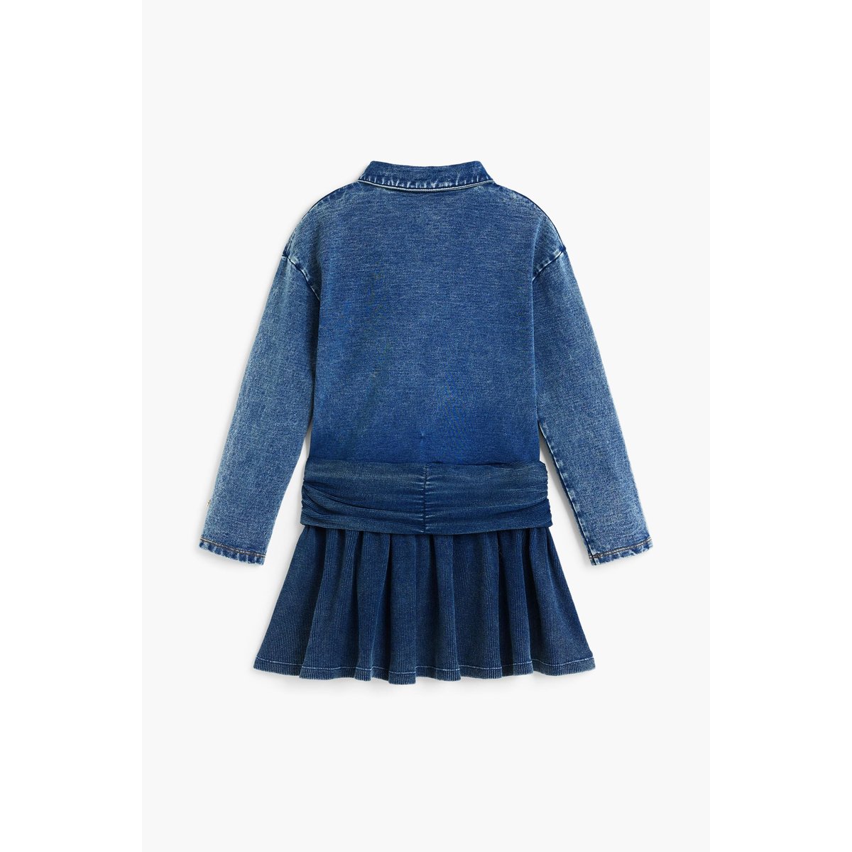 Robe polo en maille bleu, DESIGUAL