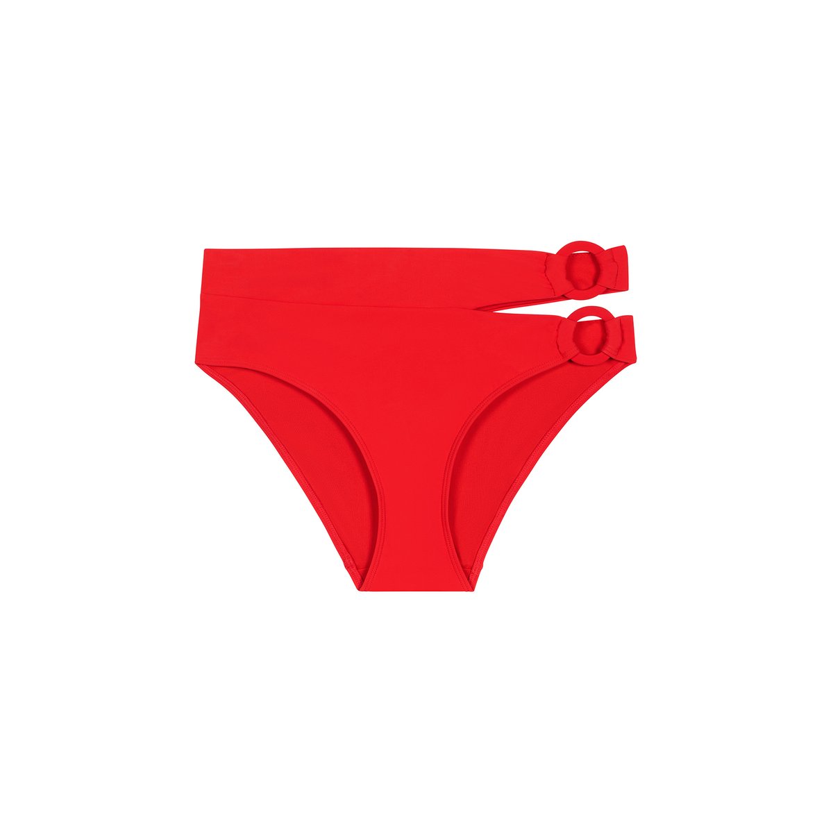 Bas de maillot de bain Culotte taille haute Summer Essence rouge, AUBADE