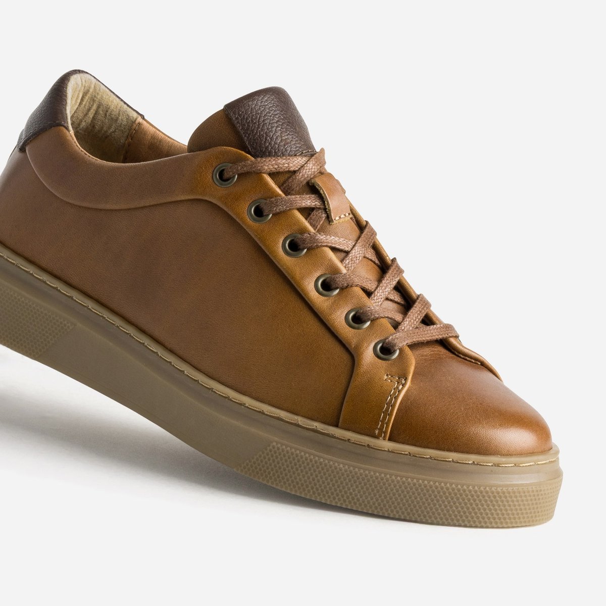 Basket en cuir PHILIPP camel, ERAM