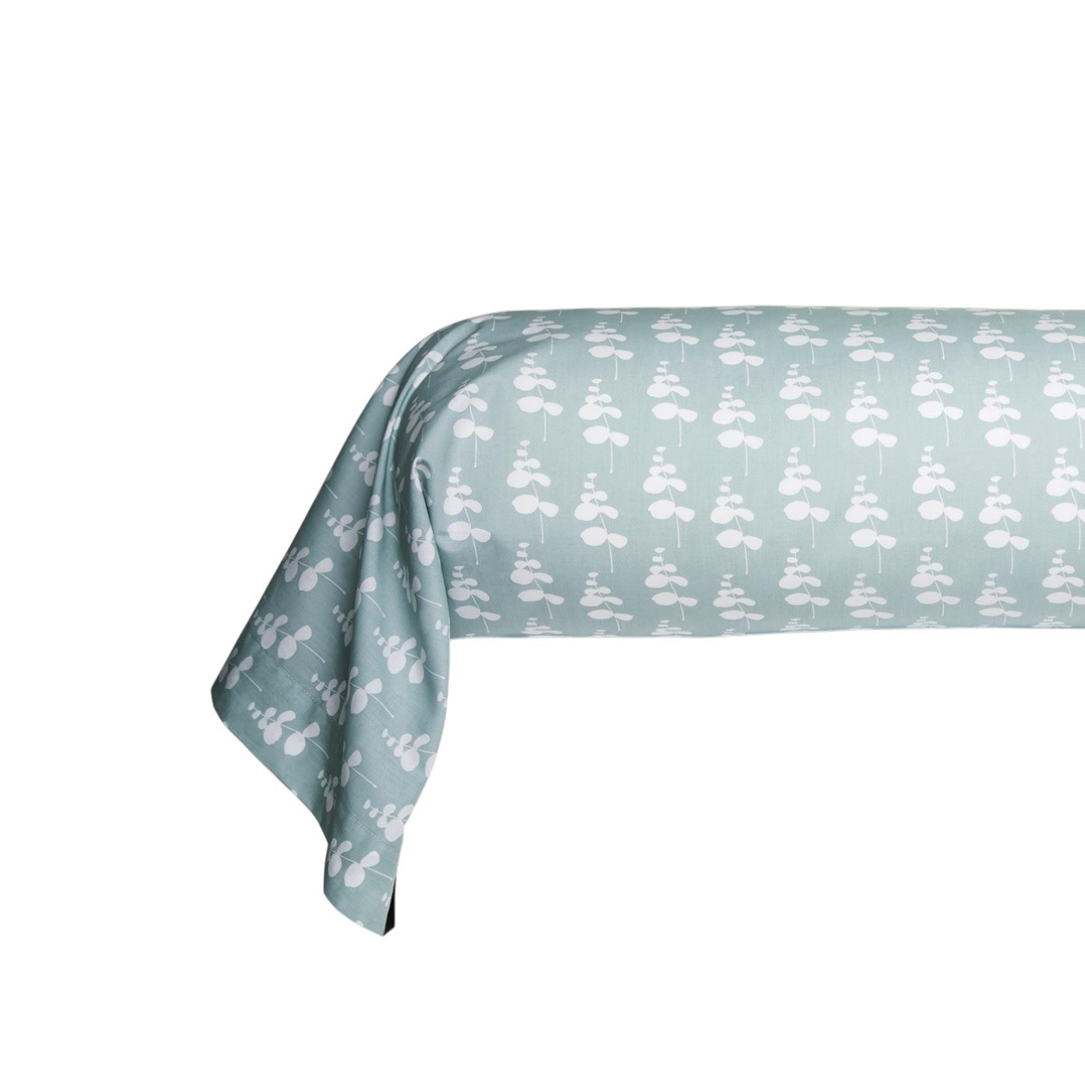 Taie De Traversin Percale De Coton - EUCALYPTUS motifs, TRADITION DES VOSGES