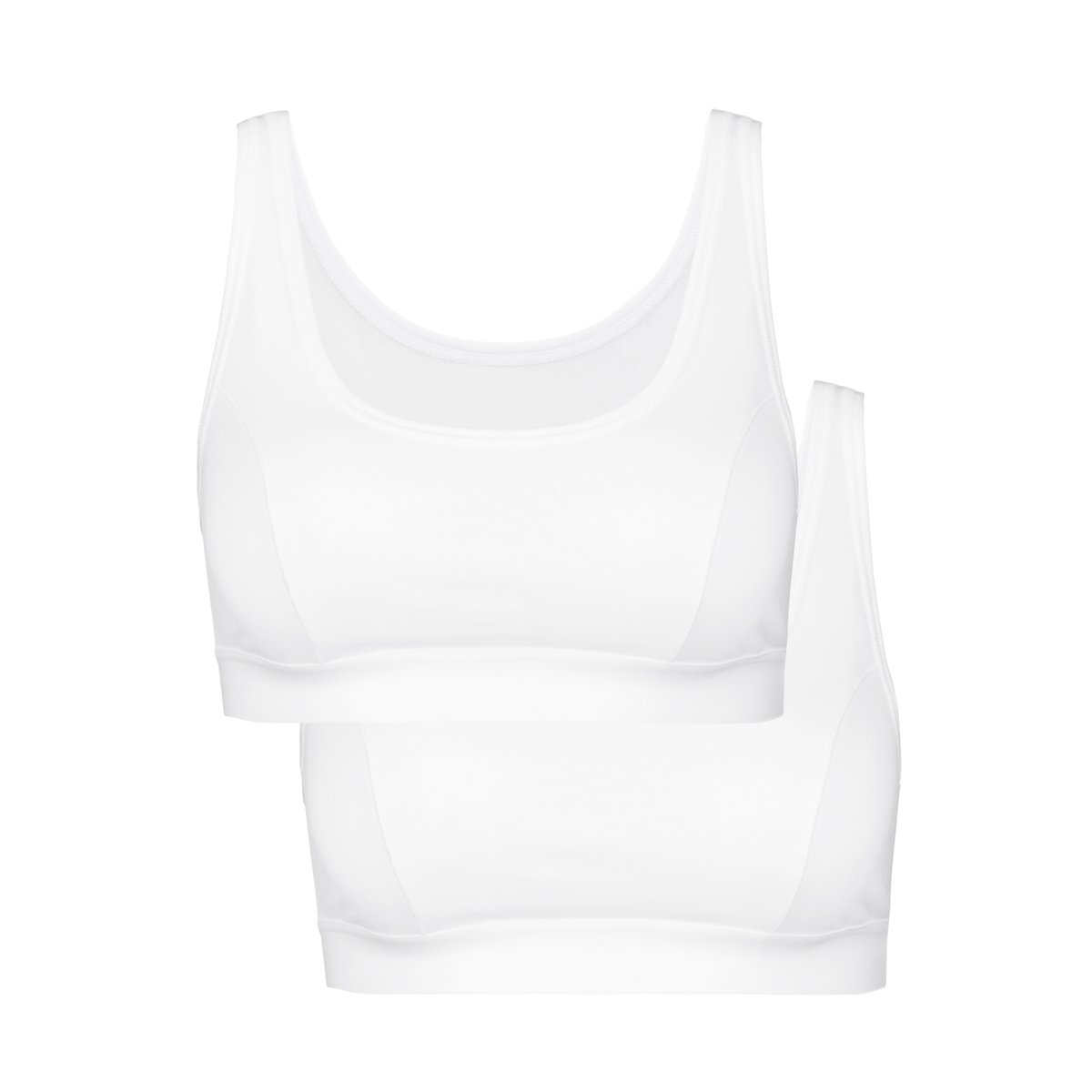 Bustier, pack de 2 Coton BENEFIT WOMEN blanc, CALIDA