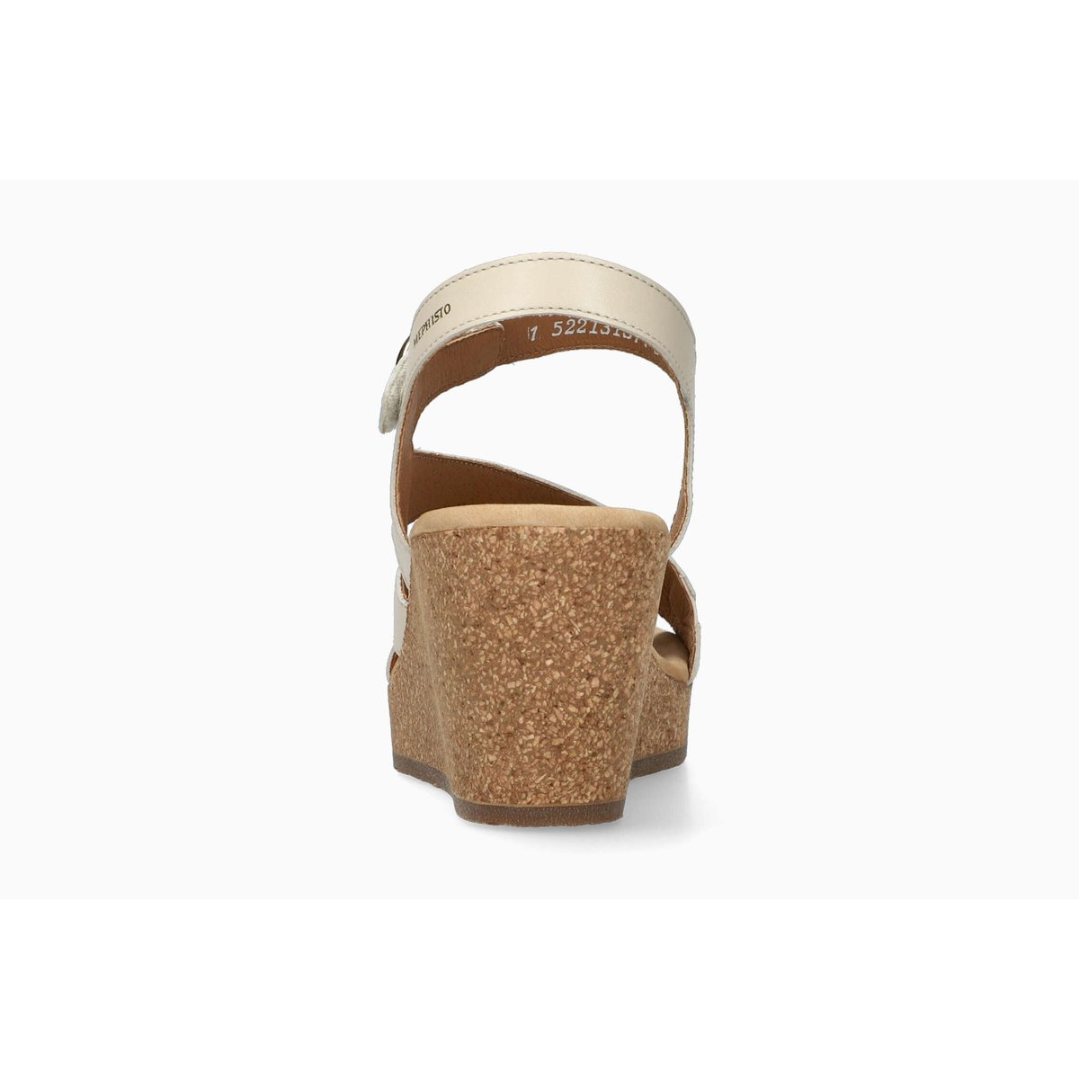 Sandales en cuir NONNIE gris fog p5149351, MEPHISTO