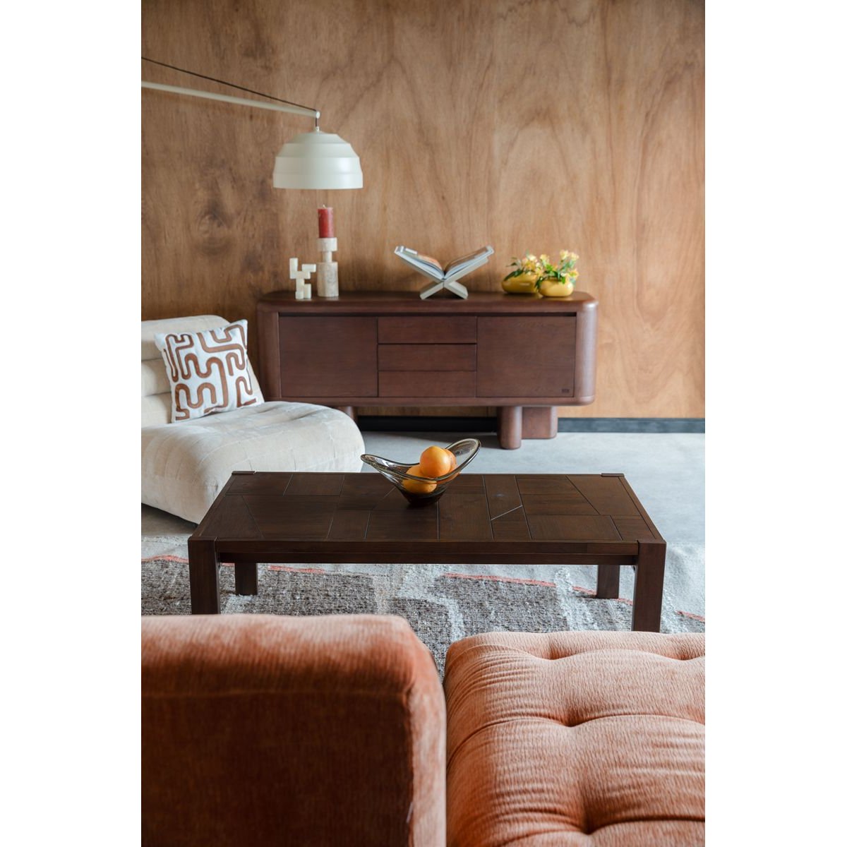 Table basse design rectangulaire en bois, L.120 , BRUNEAU bois, DUTCHBONE