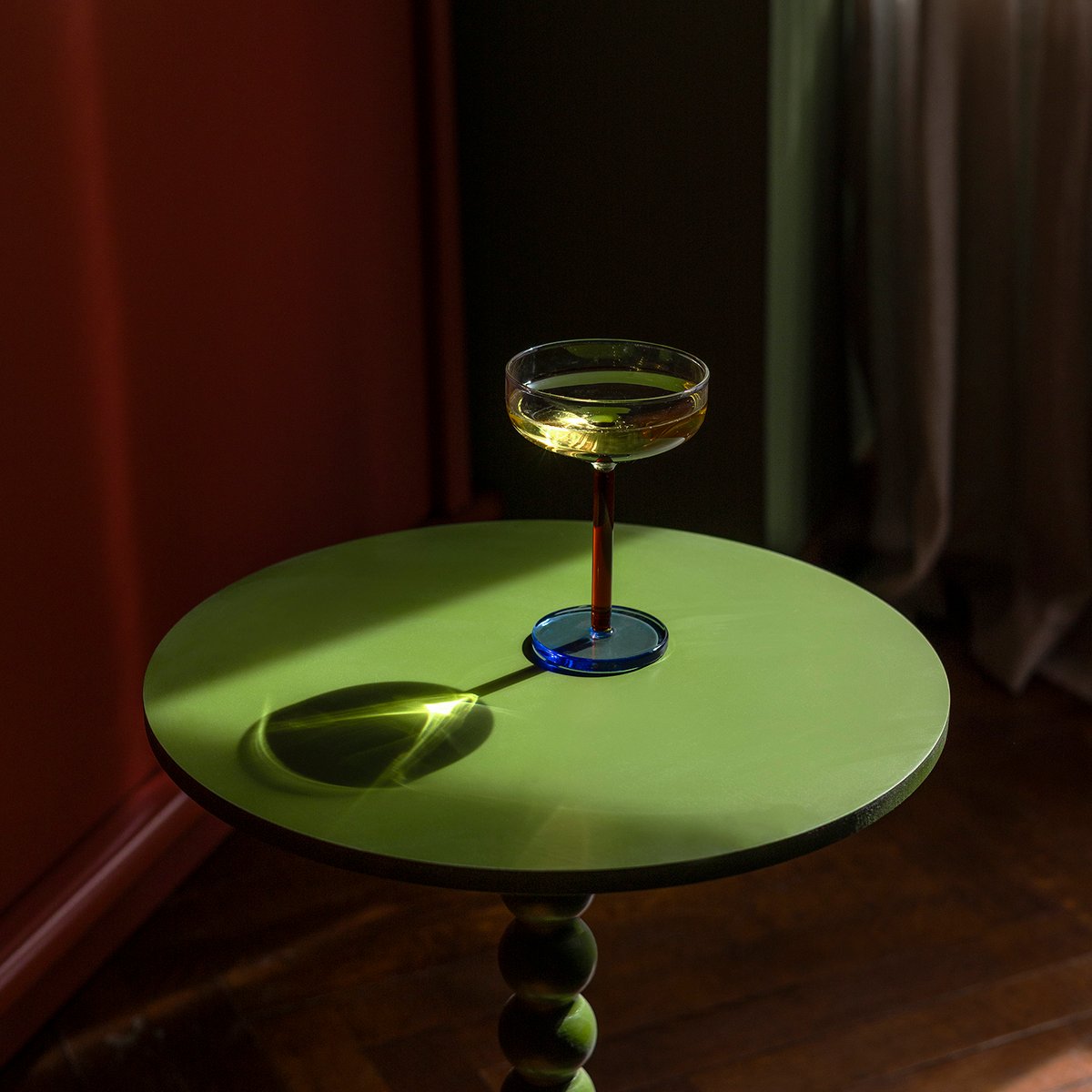 Lot de 2 verres à champagne BOBBIE multicolore, ONA