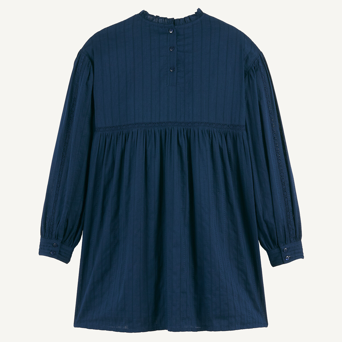 Long Sleeve Dress navy blue, LA REDOUTE COLLECTIONS