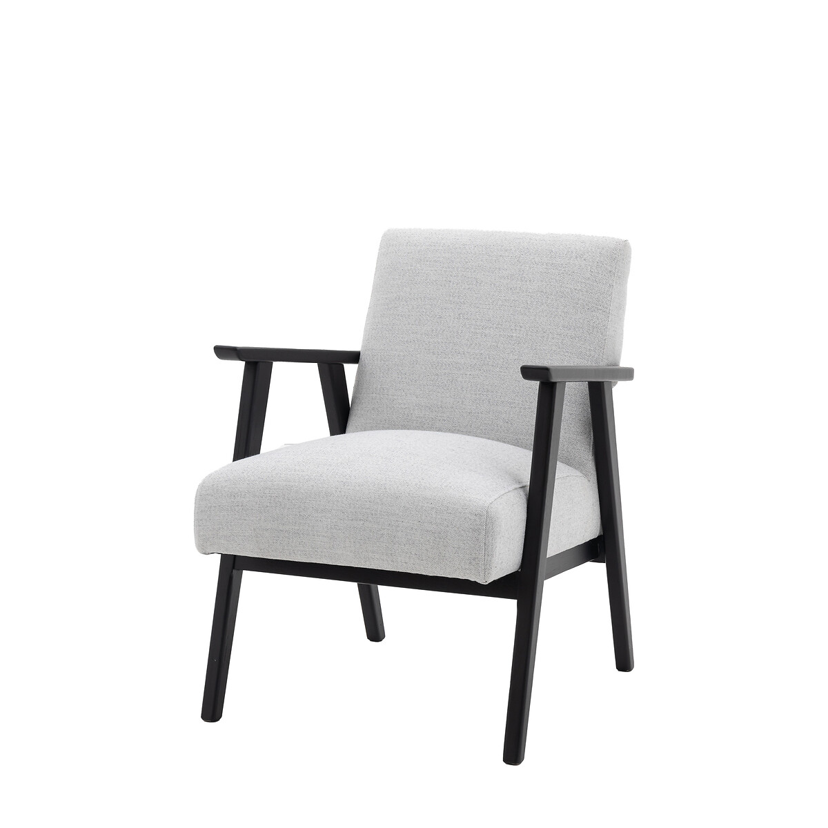 Berlin Mid-Century Armchair with Solid Wood Frame natural, ÉDITÉ