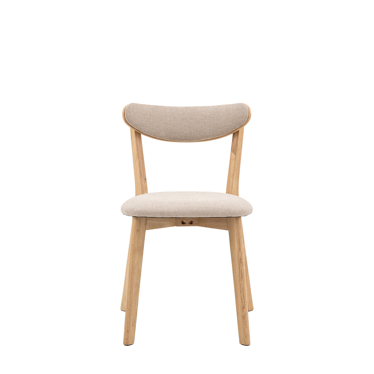 Hale Natural Oak Upholstered Dining Chairs (Set of 2) light oak, ÉDITÉ