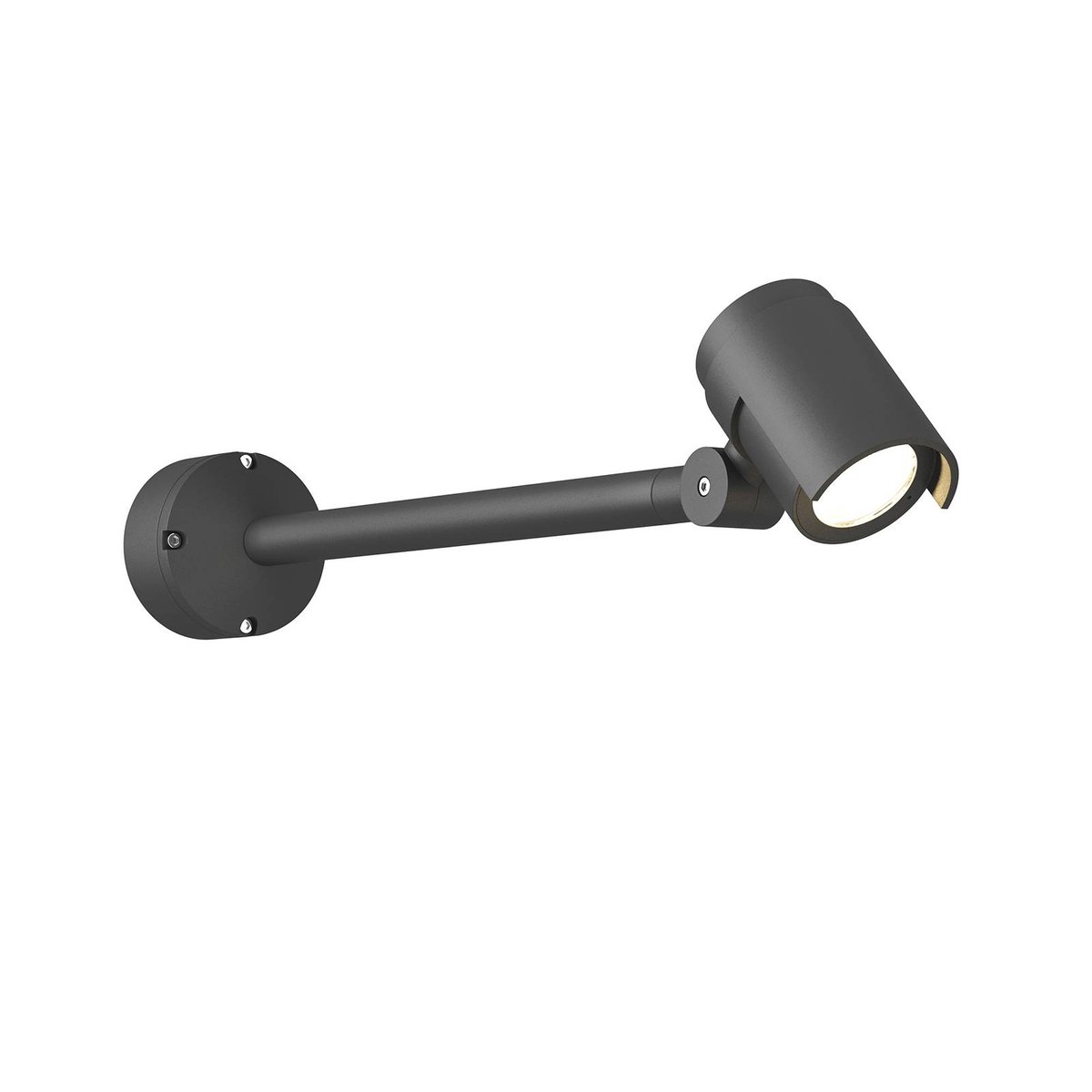 Luminaire extérieur en aluminium moderneLED gris foncé, clair, LUCANDE
