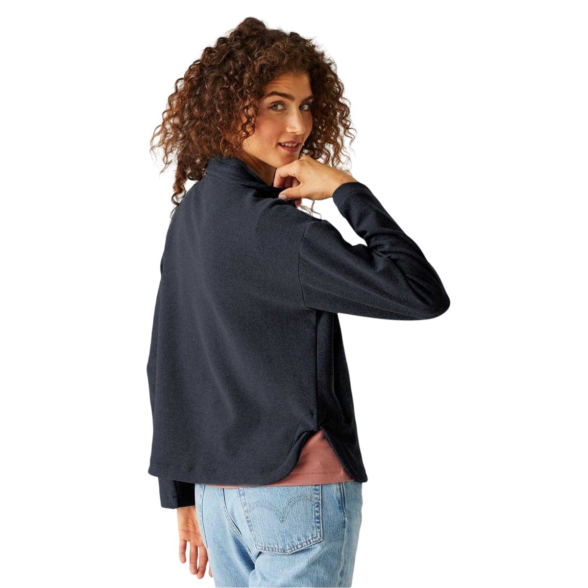 Veste unie à col montant ASHLYNN bleu marine, REGATTA