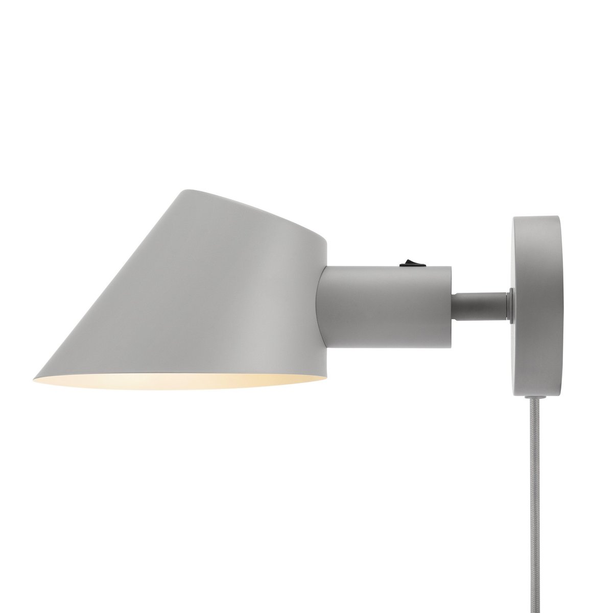 Applique murale minimaliste bidirectionnelle en aluminium, STAY gris, DESIGN FOR THE PEOPLE
