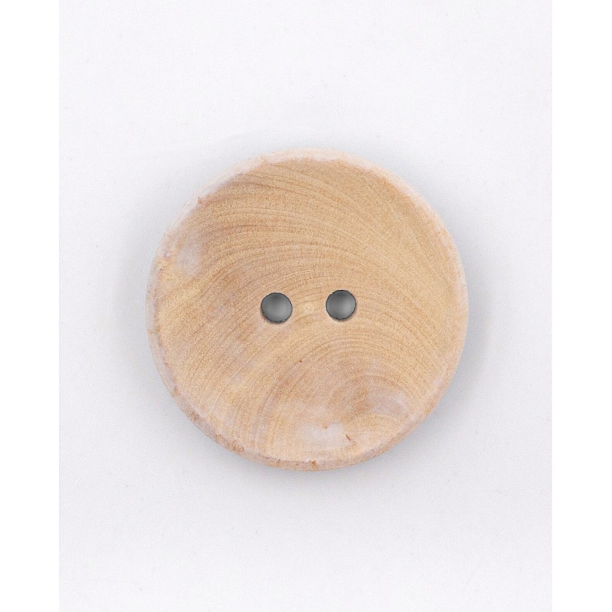 Lot De 5 Boutons Bois Blanchi blanc, PHILDAR