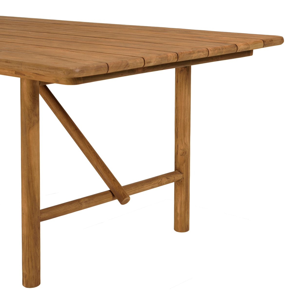 Table de jardin 200 cm en teck recyclé ORIA bois naturel, PIER IMPORT