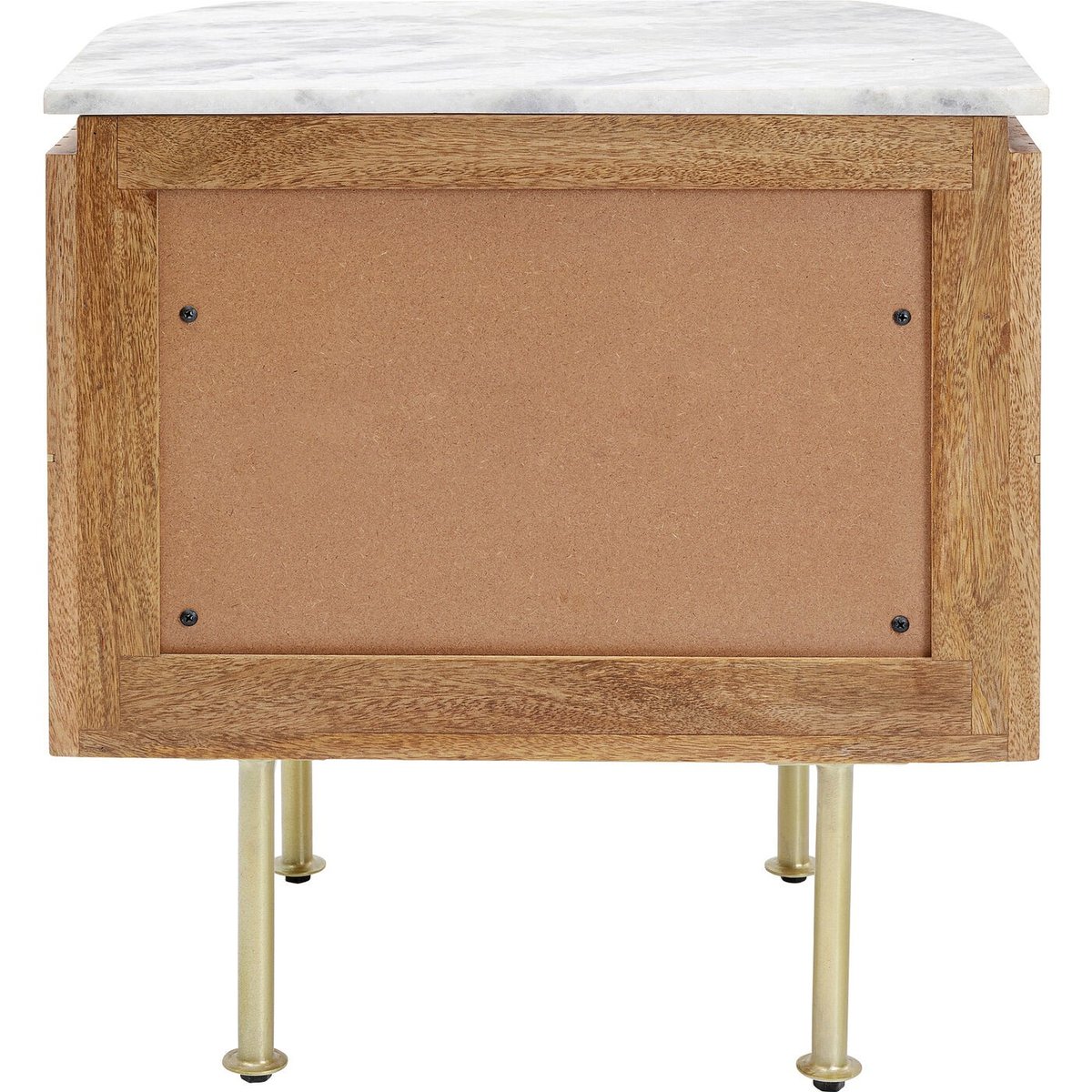 Chevet en manguier et marbre, GRACE bois, KARE DESIGN
